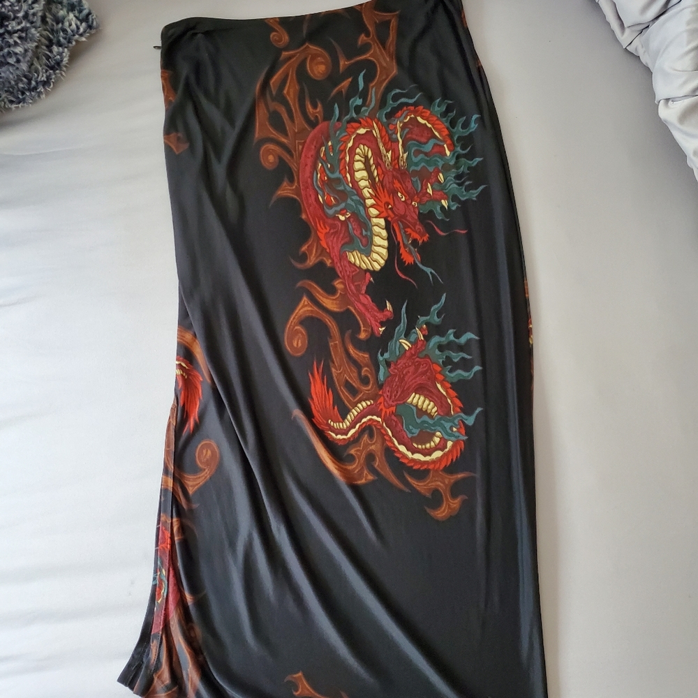 Betsy Johnson Dragon Skirt